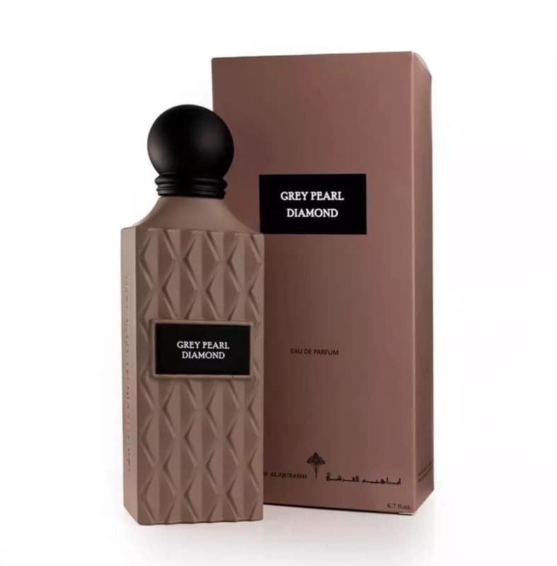 Ibrahim al qurashi perfume Gray Pearl Diamond 200ml EDP, luxury Long Lasting Perfume For Women, Perfume For men, Refreshing scent
