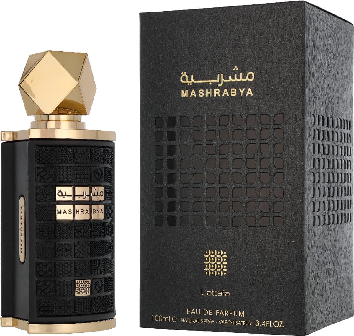 Lattafa Mashrabya for Unisex Eau de Parfum Spray, 100ml
